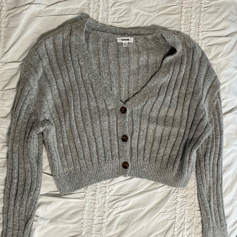 GARAGE Cropped Cardigan